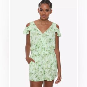 Her Universe Princess & the Frog Disney Green Romper